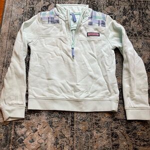 Vineyard Vines Mint Green Patchwork Sweatshirt Size XS